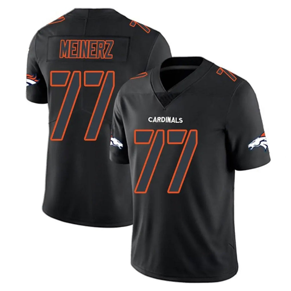 Pkot D.Broncos #77 Quinn Meinerz Player Black Impact Limited Game Stitched Jerseys