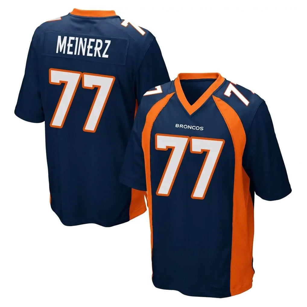 Pkot D.Broncos #77 Quinn Meinerz Player Navy Game Stitched Jerseys