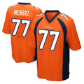 Pkot D.Broncos #77 Quinn Meinerz Player Orange Color Home Game Stitched Jerseys