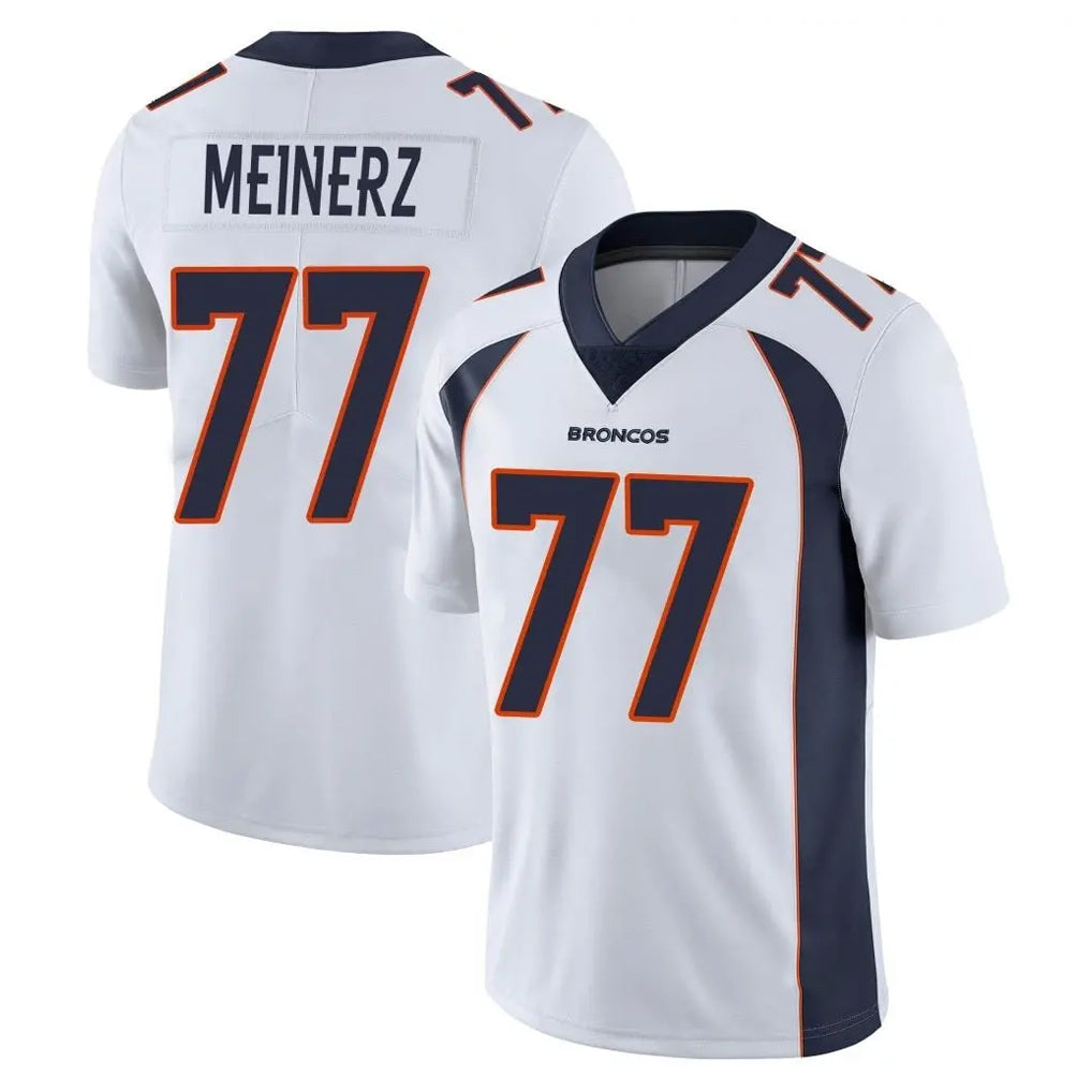 Pkot D.Broncos #77 Quinn Meinerz Player White Vapor Untouchable Limited Home Game Stitched Jerseys