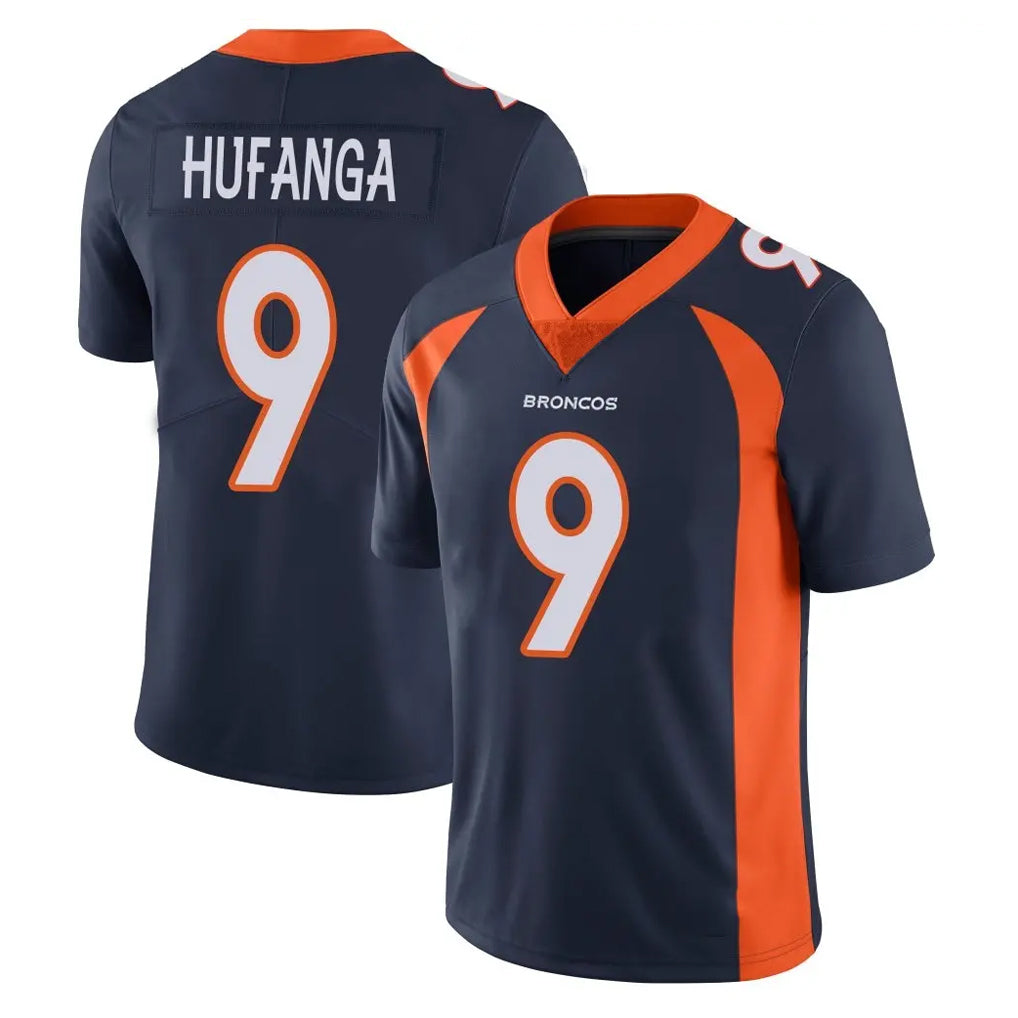 Pkot D.Broncos #9 Talanoa Hufanga Player Navy Vapor Untouchable Limited Game Stitched Jerseys
