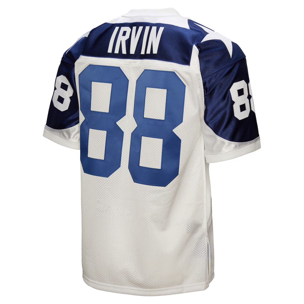 Pkot D.Cowboys 1994 #88 Michael Irvin Mitchell & Ness White Authentic Throwback Retired Player Stitched Jerseys