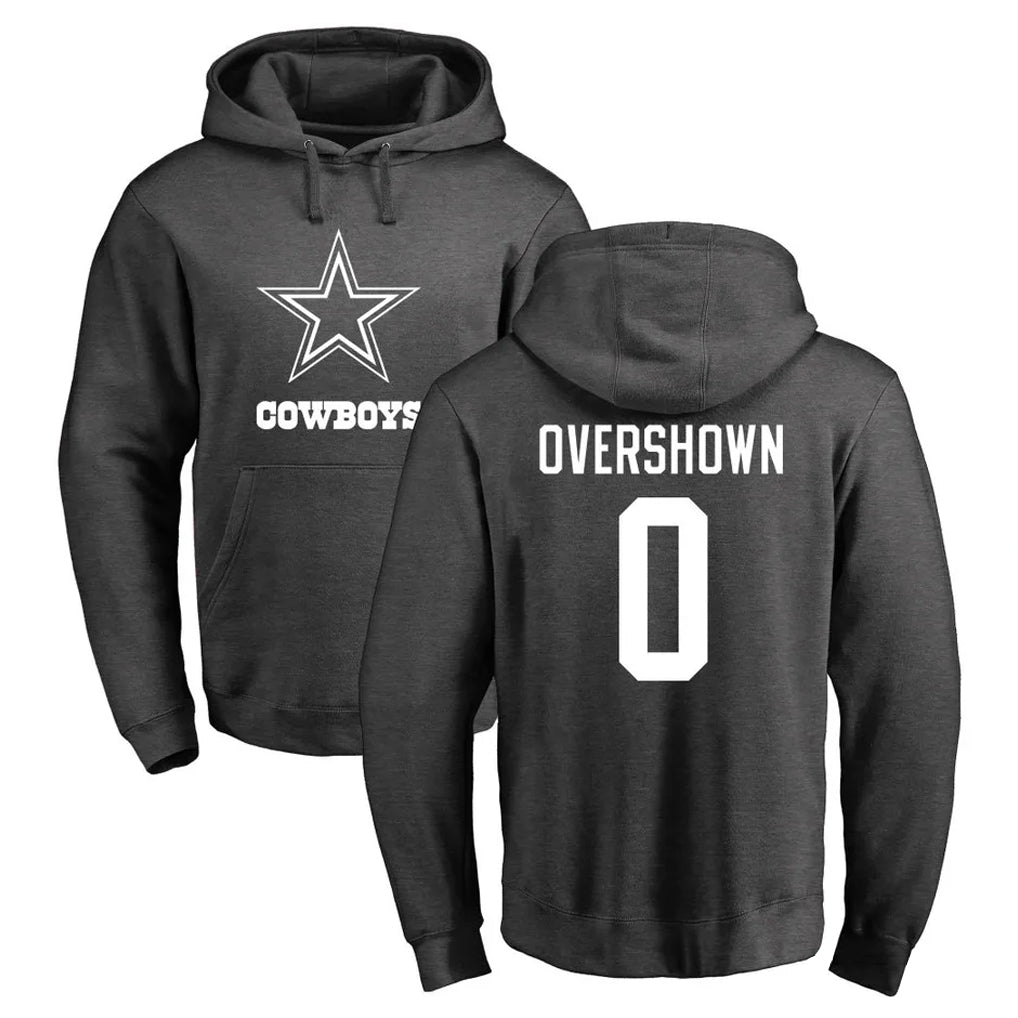 Pkot D.Cowboys #0 DeMarvion Overshown Player Ash One Color Pullover Hoodie Limited Stitched Jerseys