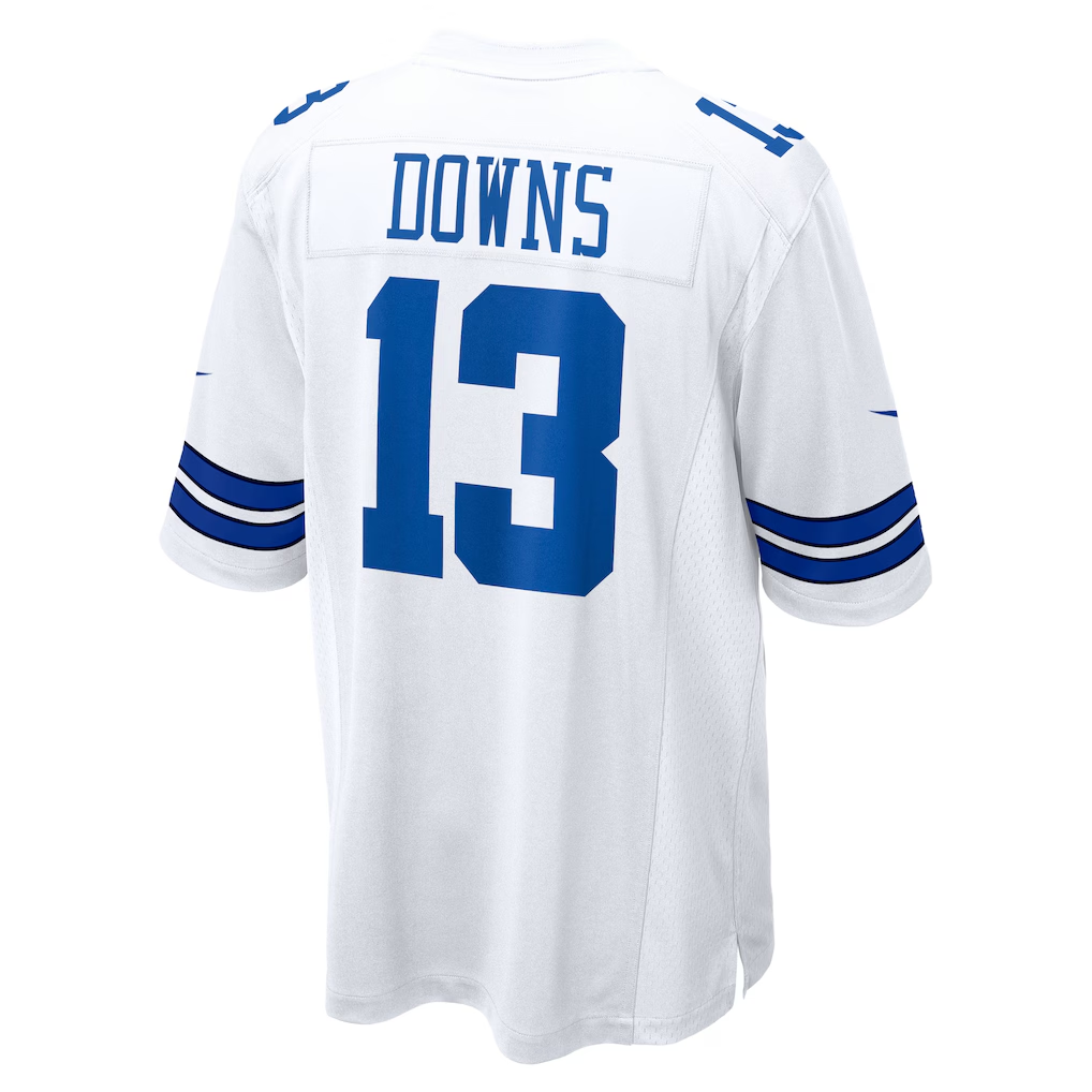 Pkot D.Cowboys #13 Caleb Downs White Game Stitched Jerseys