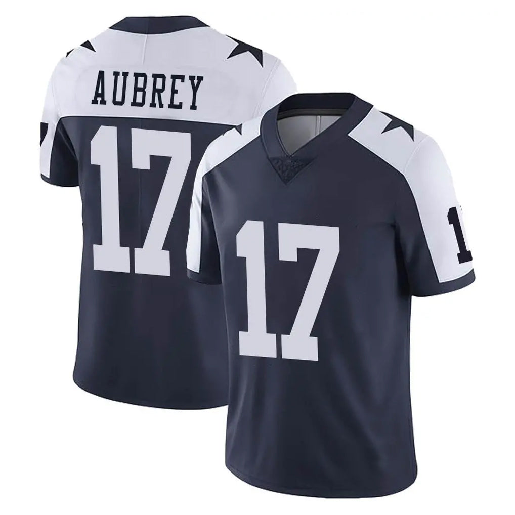 Pkot D.Cowboys #17 Brandon Aubrey Player Navy-White Limited Alternate Vapor Untouchable Home Game Stitched Jerseys