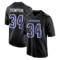 Pkot D.Cowboys #34 Jalen Thompson Player Carbon Black Fashion Home Game Stitched Jerseys
