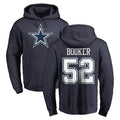 Pkot D.Cowboys #52 Tyler Booker Player Navy Pullover Hoodies Limited Stitched Jerseys