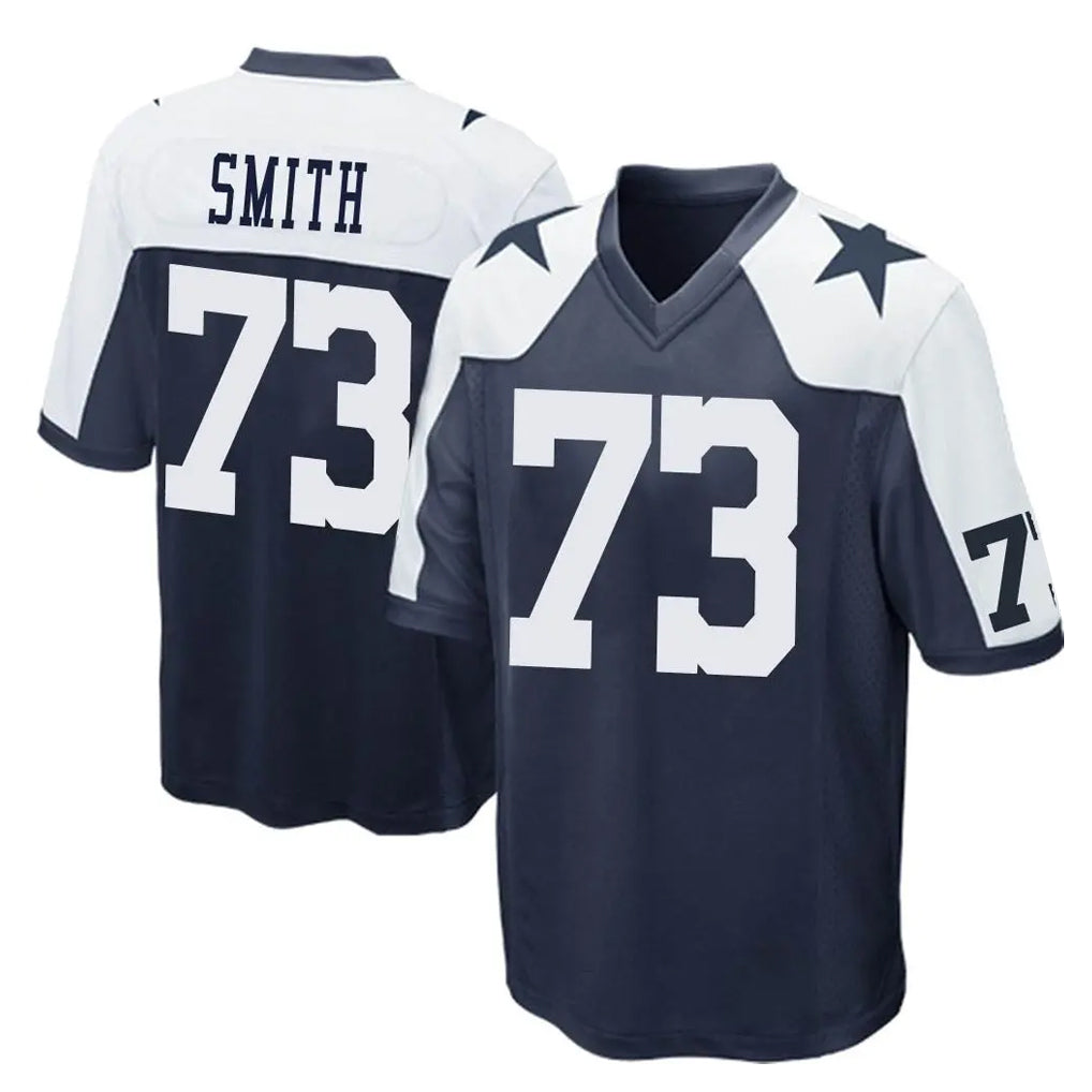 Pkot D.Cowboys #73 Tyler Smith Player Navy-White Alternate Home Game Stitched Jerseys