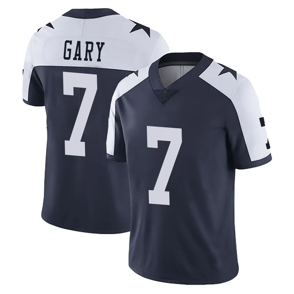 Pkot D.Cowboys #7 Rashan Gary Player Navy-White Limited Alternate Vapor Untouchable Home Game Stitched Jerseys