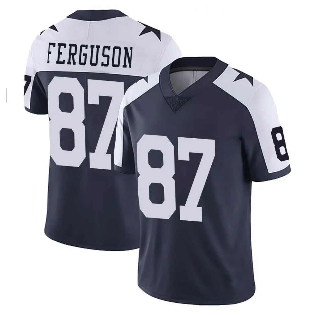 Pkot D.Cowboys #87 Jake Ferguson Player Navy-White Limited Alternate Vapor Untouchable Home Game Stitched Jerseys