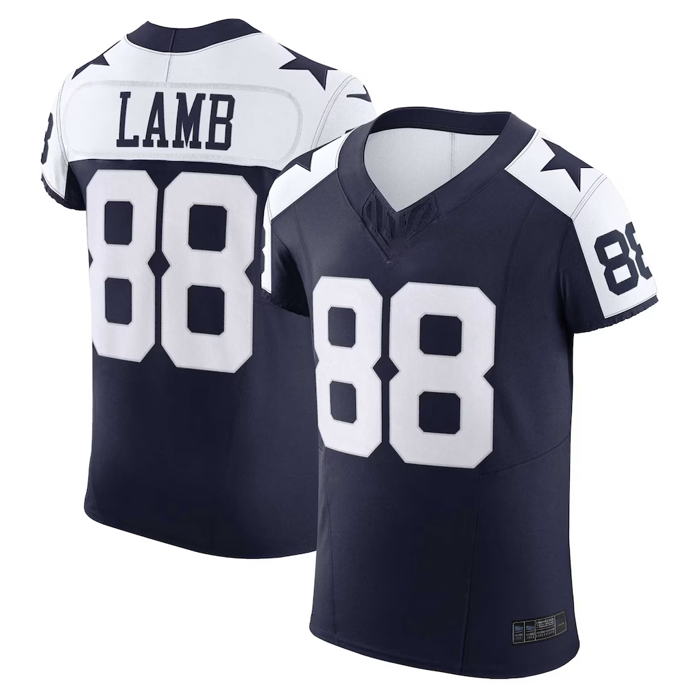 Pkot D.Cowboys #88 CeeDee Lamb Navy Alternate Vapor F.U.S.E. Elite Stitched Jerseys