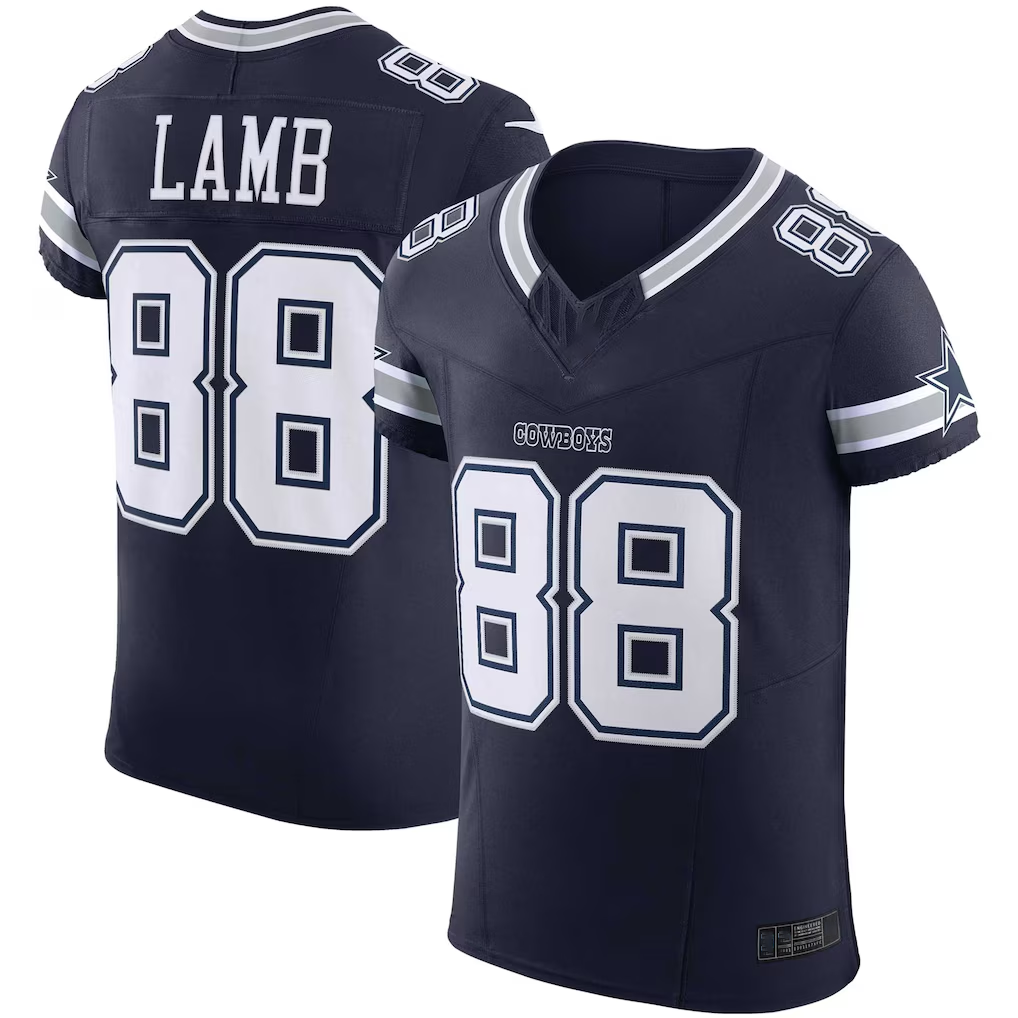 Pkot D.Cowboys #88 CeeDee Lamb Navy Team Vapor F.U.S.E. Elite Stitched Jerseys