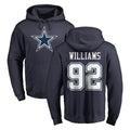 Pkot D.Cowboys #92 Quinnen Williams Player Navy Pullover Hoodies Limited Stitched Jerseys
