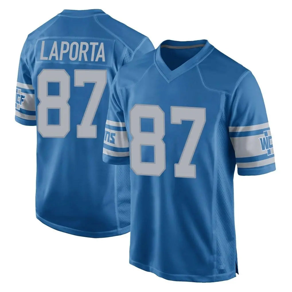 Pkot D.Lions #87 Sam LaPorta Player Blue Vapor Untouchable Throwback Game Stitched Jerseys