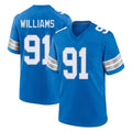 Pkot D.Lions #91 Tyleik Williams Player Blue Alternate Home Game Stitched Jerseys