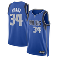 Pkot D.Mavericks #34 Santi Aldama Blue Icon Edition Swingman Stitched Jerseys