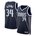 Pkot D.Mavericks #34 Santi Aldama Navy Statement Edition Swingman Stitched Jerseys