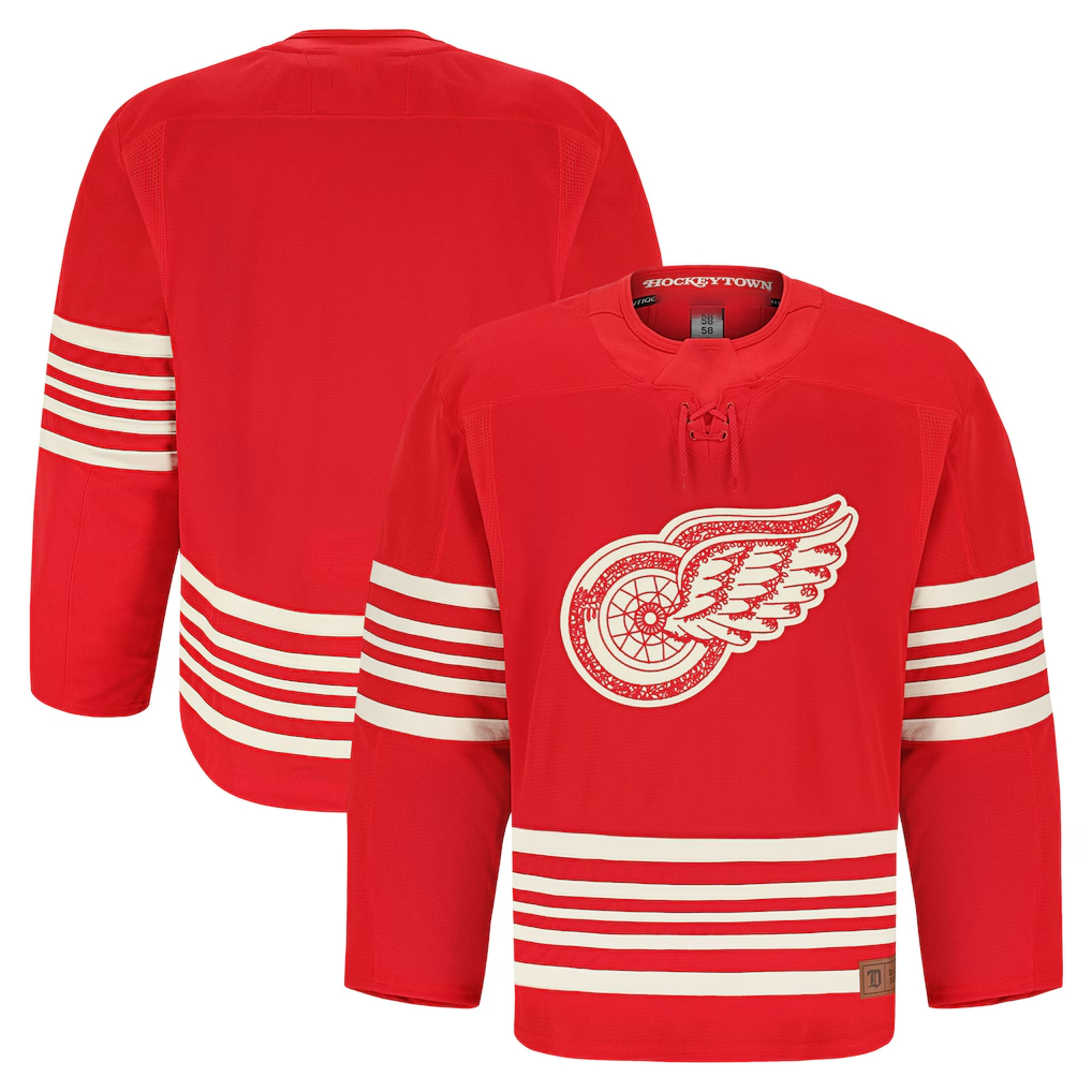 Pkot DR.Wings Red Centennial Authentic Pro Jersey