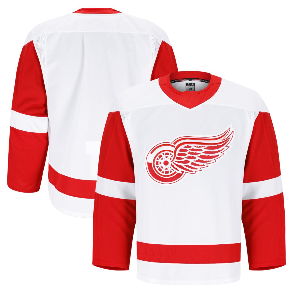 Pkot DR.Wings White Away Authentic Pro Jerseys