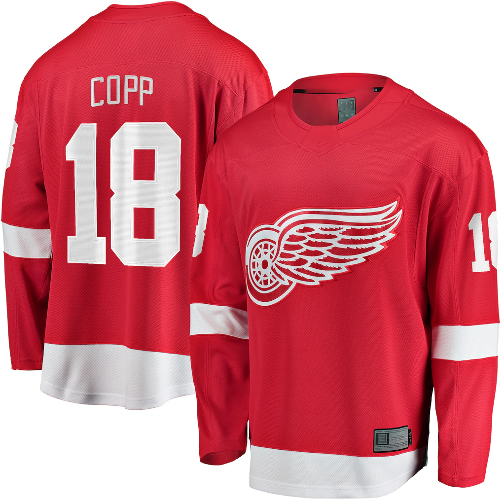 Pkot DR.Wings #18 Andrew Copp Red Home Breakaway Player Jerseys