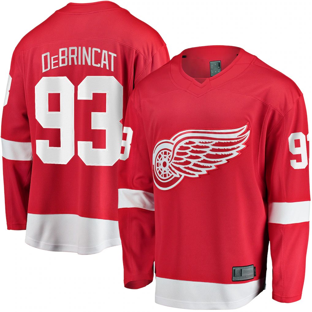 Pkot DR.Wings #93 Alex DeBrincat Red Home Breakaway Jerseys