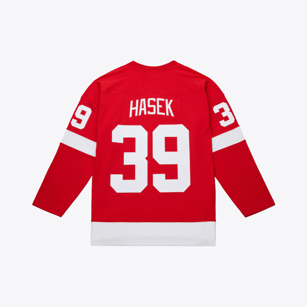 Pkot DR.Wings #39 Dominik Hasek Mitchell & Ness Red 2007-08 Power Play Jerseys