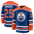 Pkot E.Oilers #29 Leon Draisaitl Royal Home Premium Jerseys