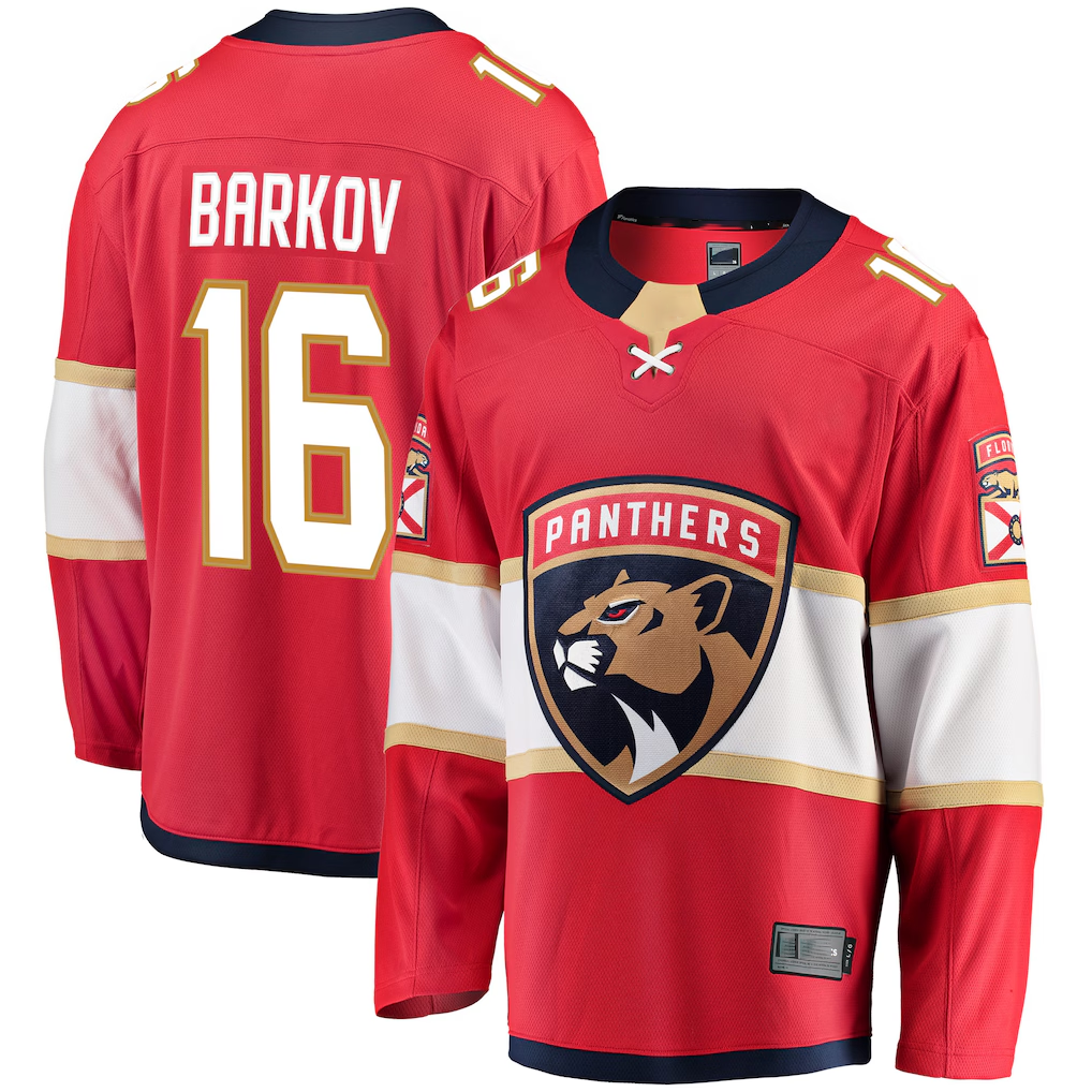 Pkot F.Panthers #16 Aleksander Barkov Red Breakaway Jerseys