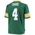 Pkot G.Bay Packers #4 Brett Favre Mitchell & Ness Green Big & Tall 1996 Retired Player Replica Puhic Stitched Jerseys