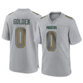 Pkot GB.Packers #0 Matthew Golden Player Gray Atmosphere Fashion Home Game Stitched Jerseys
