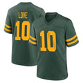 Pkot GB.Packers #10 Jordan Love Player Green Alternate Home Game Stitched Jerseys