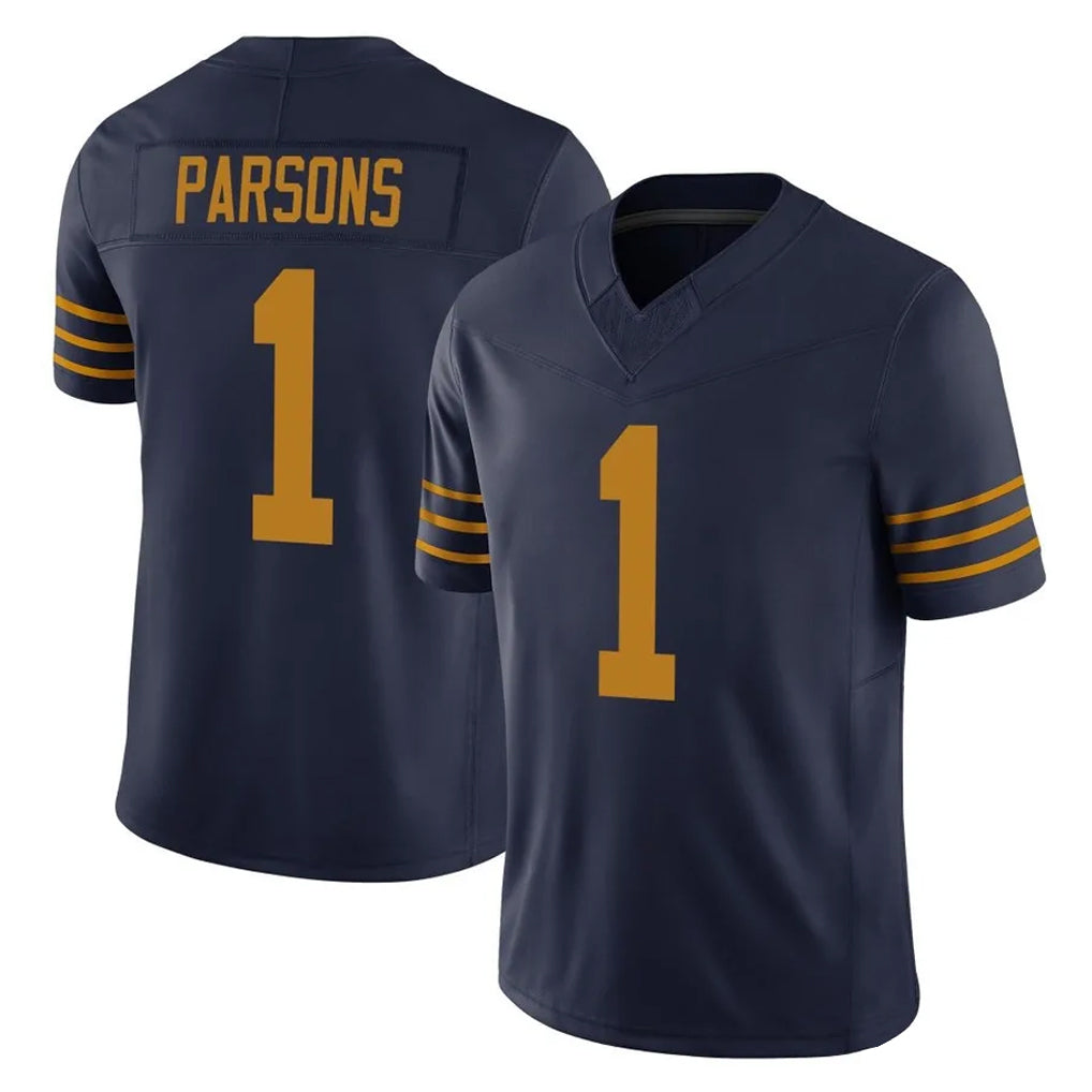 Pkot GB.Packers #1 Micah Parsons Player Navy The 1923 Classic Vapor F.U.S.E. Home Game Stitched Jerseys