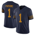 Pkot GB.Packers #1 Micah Parsons Player Navy The 1923 Classic Vapor F.U.S.E. Home Game Stitched Jerseys