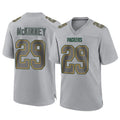Pkot GB.Packers #29 Xavier McKinney Player Gray Atmosphere Fashion Home Game Stitched Jerseys