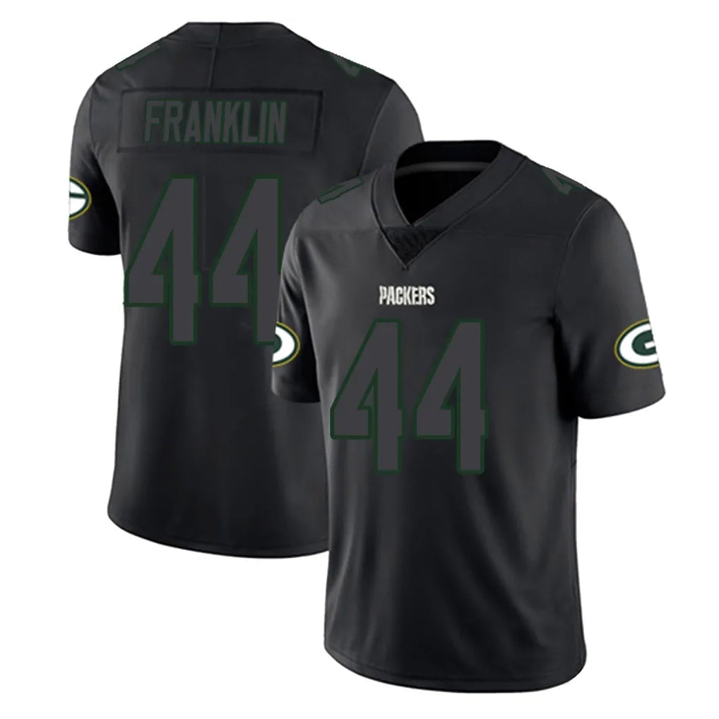 Pkot GB.Packers #44 Zaire Franklin Player Black Impact Limited Home Game Stitched Jerseys