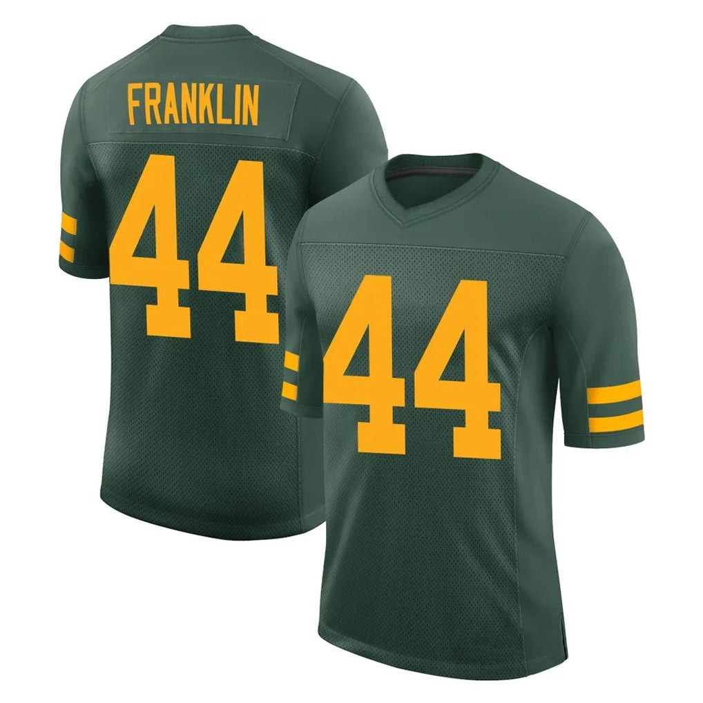 Pkot GB.Packers #44 Zaire Franklin Player Green Alternate Vapor Home Game Stitched Jerseys