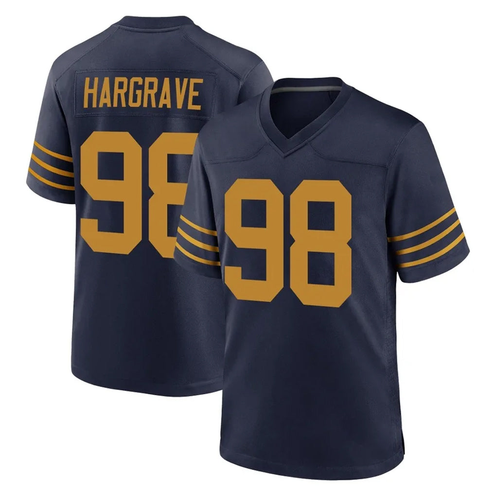 Pkot GB.Packers #98 Javon Hargrave Player Navy The 1923 Classic Home Game Stitched Jerseys