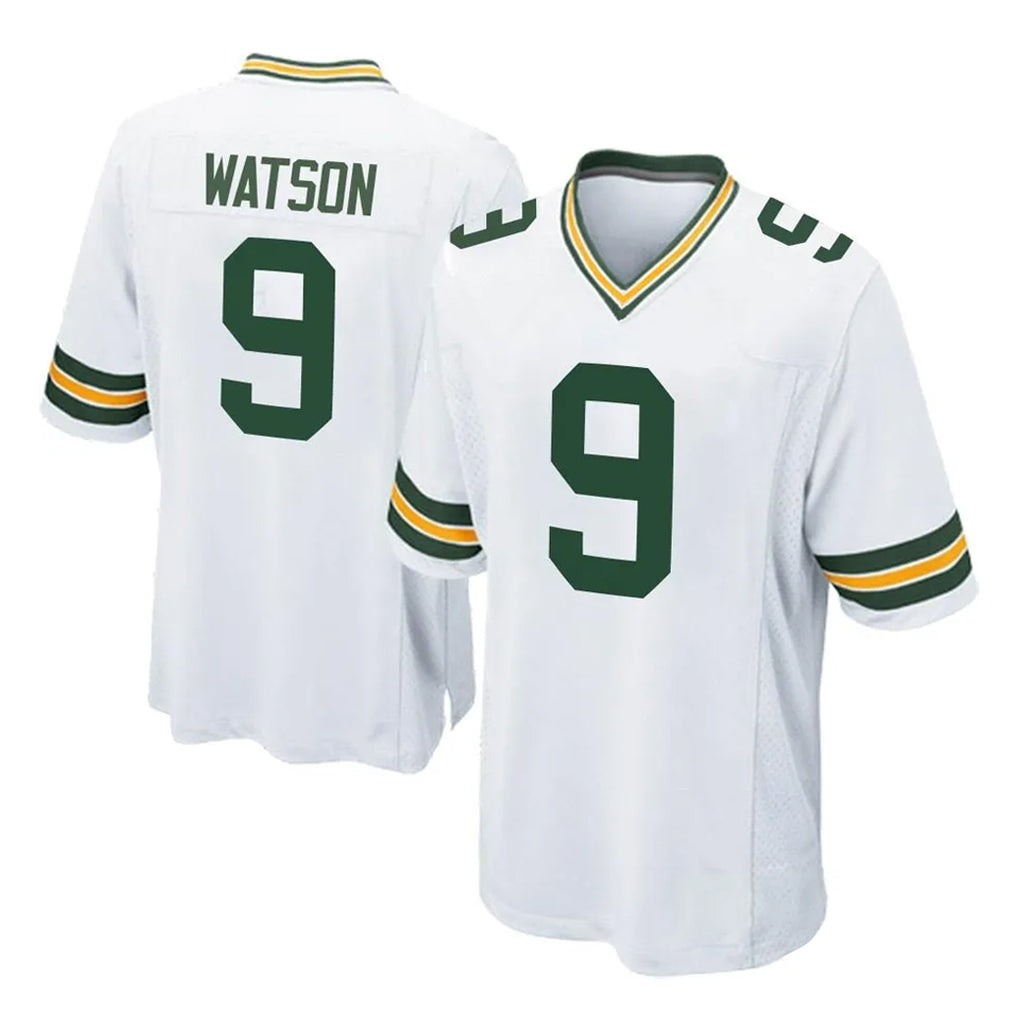 Pkot GB.Packers #9 Christian Watson Player White Home Game Stitched Jerseys