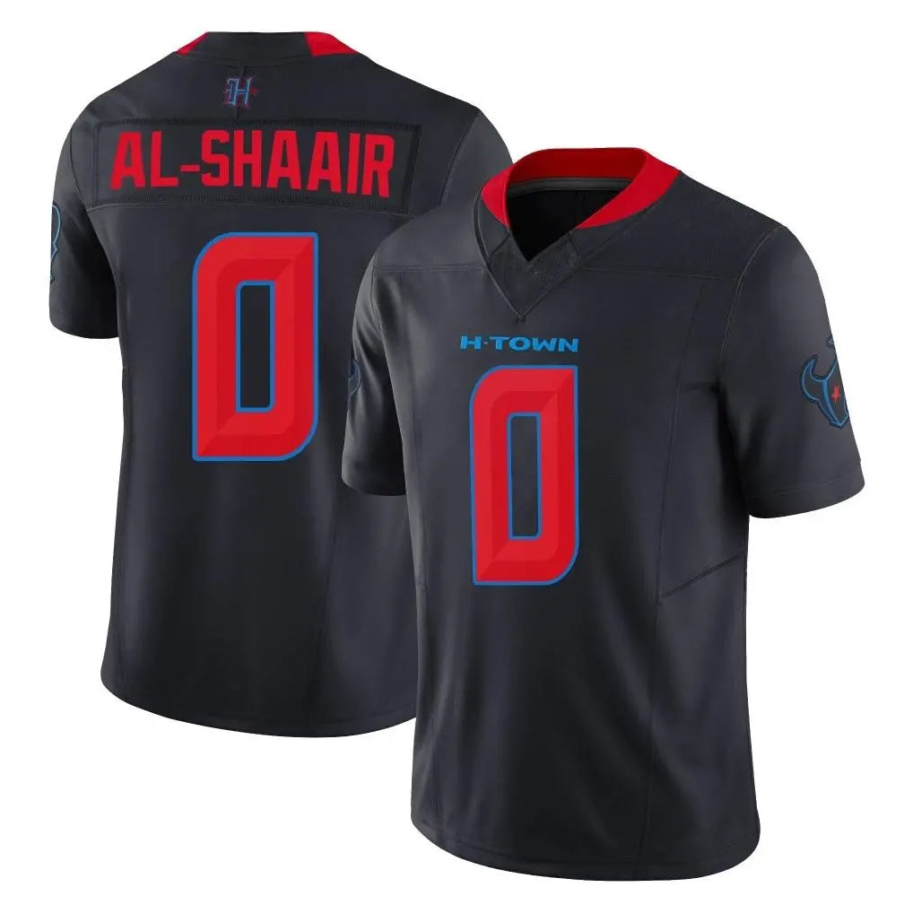 Pkot H.Texans #0 Azeez Al-Shaair Player Navy Limited 2nd Alternate Vapor F.U.S.E. Home Game Stitched Jerseys