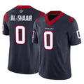 Pkot H.Texans #0 Azeez Al-Shaair Player Navy Limited Vapor F.U.S.E. Home Game Stitched Jerseys