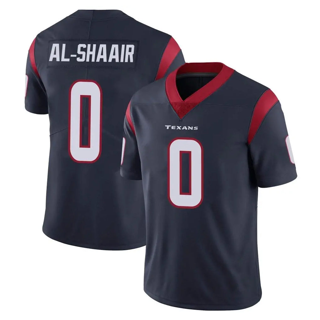Pkot H.Texans #0 Azeez Al-Shaair Player Navy Limited Vapor Untouchable Home Game Stitched Jerseys
