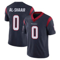 Pkot H.Texans #0 Azeez Al-Shaair Player Navy Limited Vapor Untouchable Home Game Stitched Jerseys