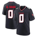 Pkot H.Texans #0 Azeez Al-Shaair Player Navy Team Home Game Stitched Jerseys