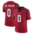 Pkot H.Texans #0 Azeez Al-Shaair Player Red Limited Vapor Untouchable Home Game Stitched Jerseys
