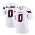 Pkot H.Texans #0 Azeez Al-Shaair Player White Home Game Stitched Jerseys