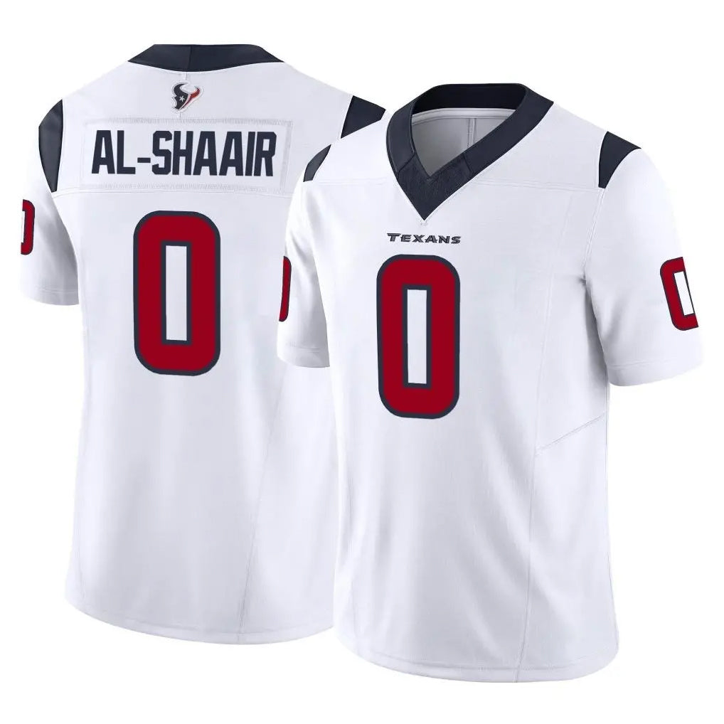 Pkot H.Texans #0 Azeez Al-Shaair Player White Limited Vapor F.U.S.E. Home Game Stitched Jerseys
