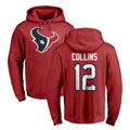 Pkot H.Texans #12 Nico Collins Player Red Pro Line Pullover Hoodie Limited Game Stitched Jerseys