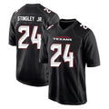Pkot H.Texans #24 Derek Stingley Jr. Player Carbon Black Fashion Home Game Stitched Jerseys