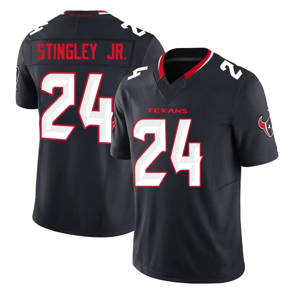 Pkot H.Texans #24 Derek Stingley Jr. Player Navy Limited Alternate Vapor F.U.S.E. Home Game Stitched Jerseys