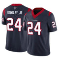 Pkot H.Texans #24 Derek Stingley Jr. Player Navy Limited Vapor F.U.S.E. Home Game Stitched Jerseys